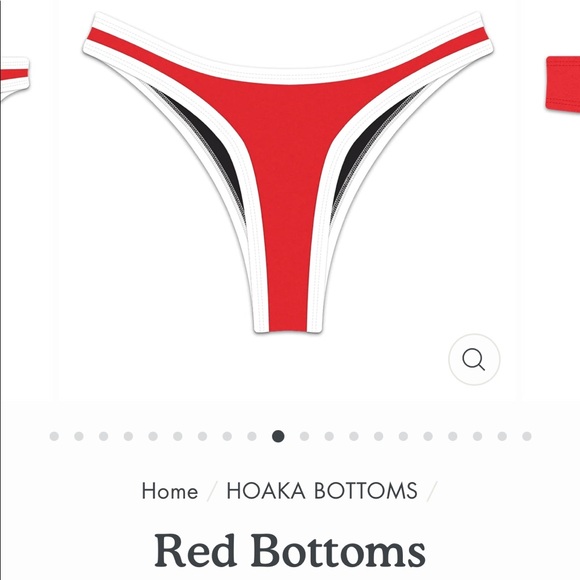 Red Hoaka Neoprene Bikini - Picture 5 of 8